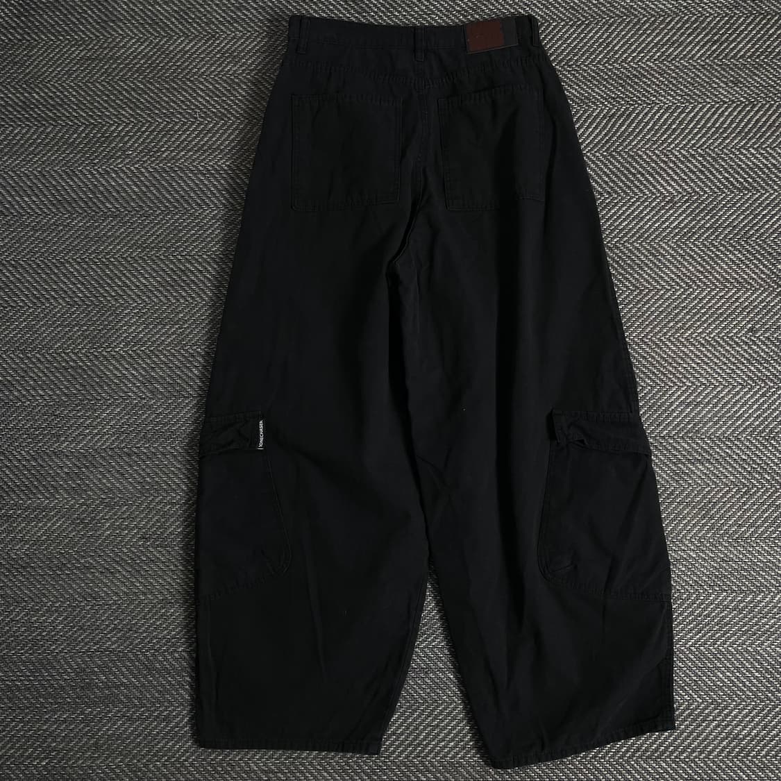 빈티지 벌룬핏 카고 퍼티그 팬츠 블랙 y 3411 상품이미지5