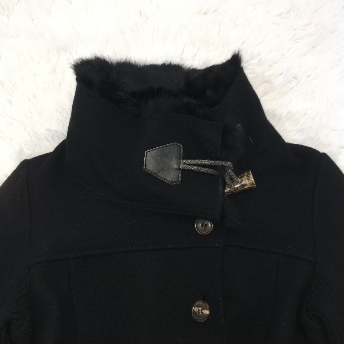 jpn vintage black duffle wool jk 상품이미지2