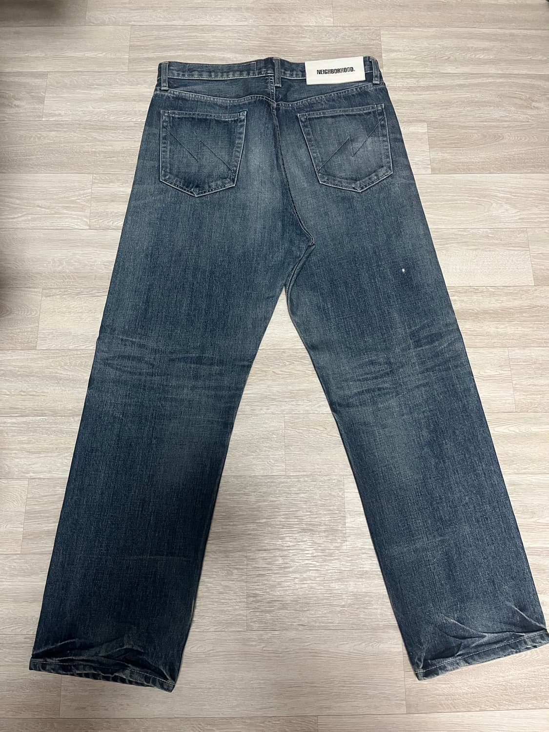 네이버후드 워시드 데님 dp basic 인디고 상품이미지5