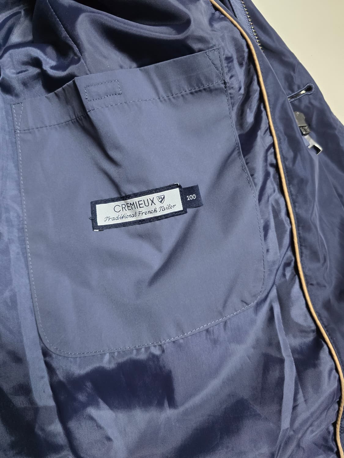 크레뮤(CREMIEUX) 남자 바람막이 코트 100 상품이미지5