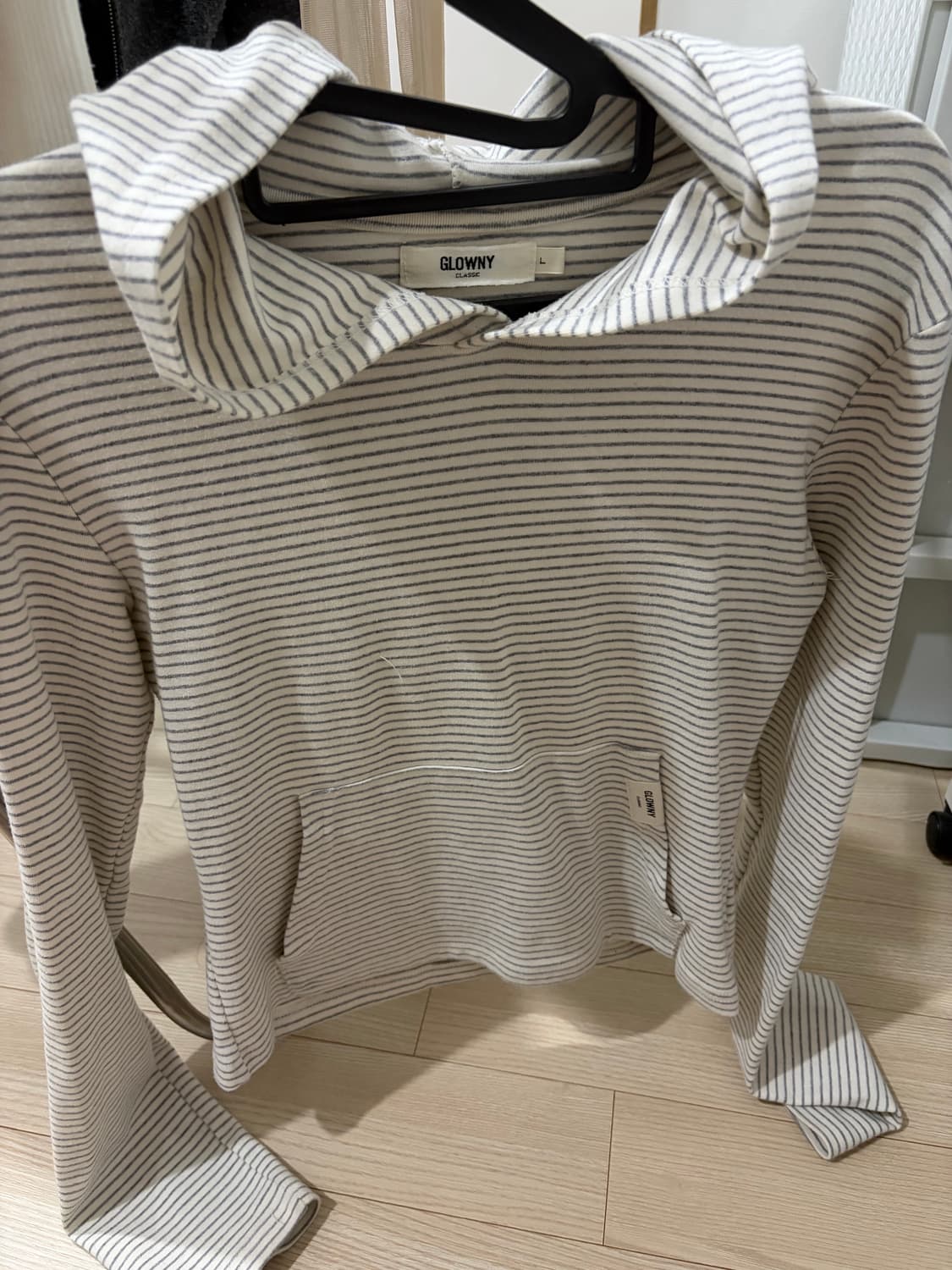 글로니 glowny g comfort hoodie stripe 후드티 상품이미지1