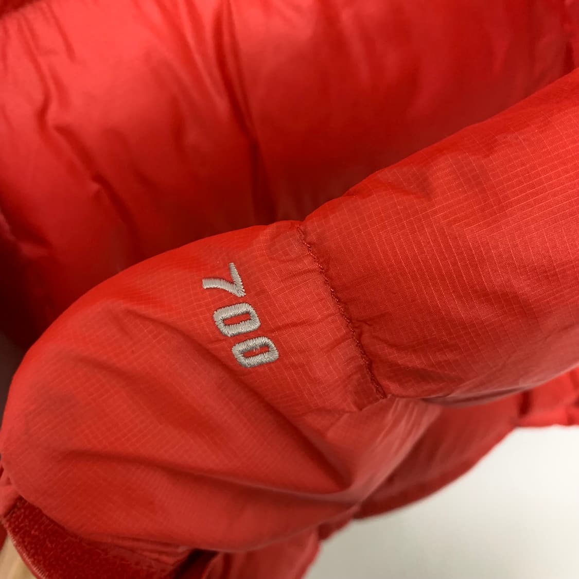노스페이스 빈티지 700 레드 숏패딩 90사이즈 상품이미지5