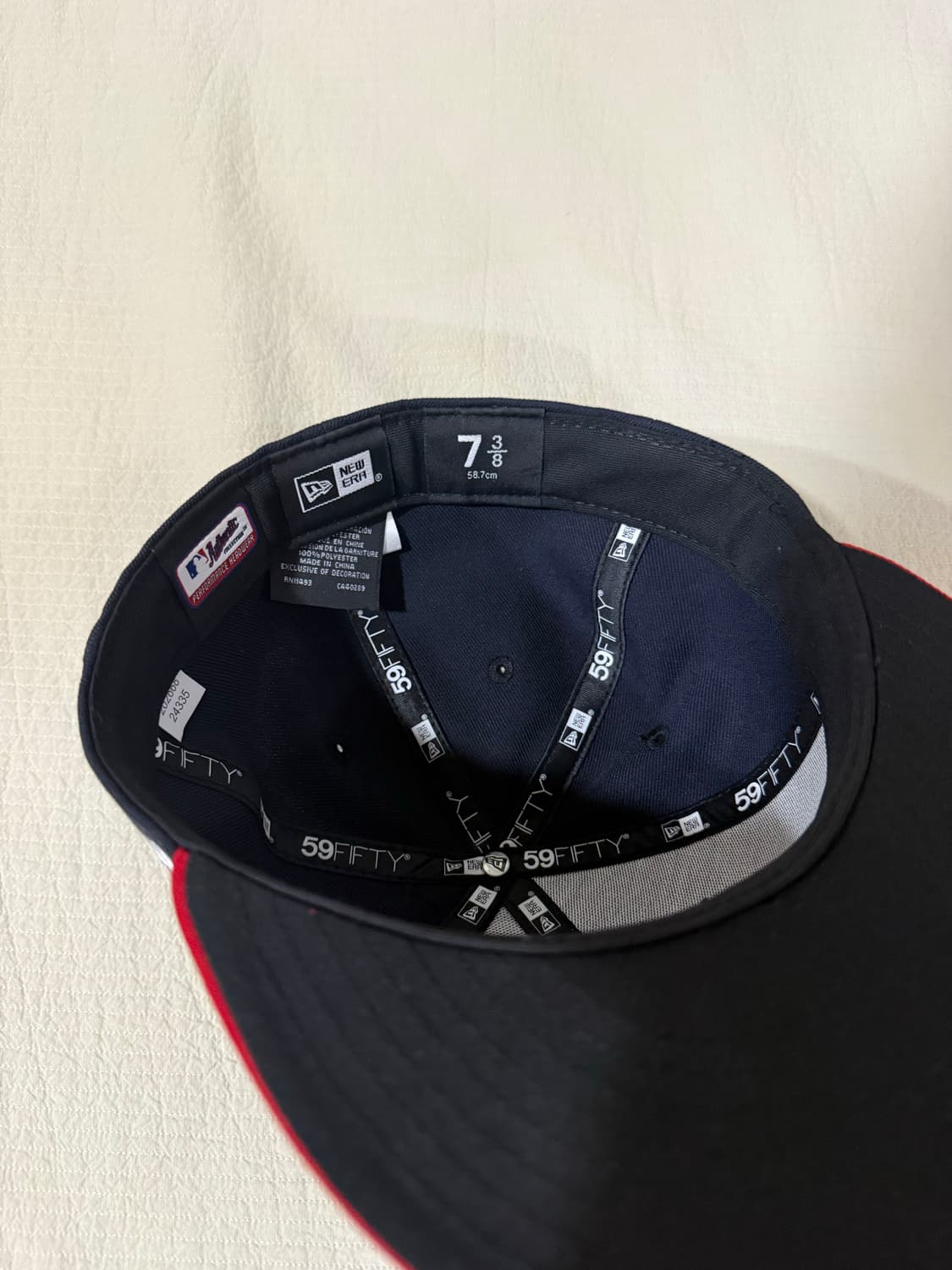 뉴에라 애틀랜타 피티드캡 네이비 738 상품이미지4