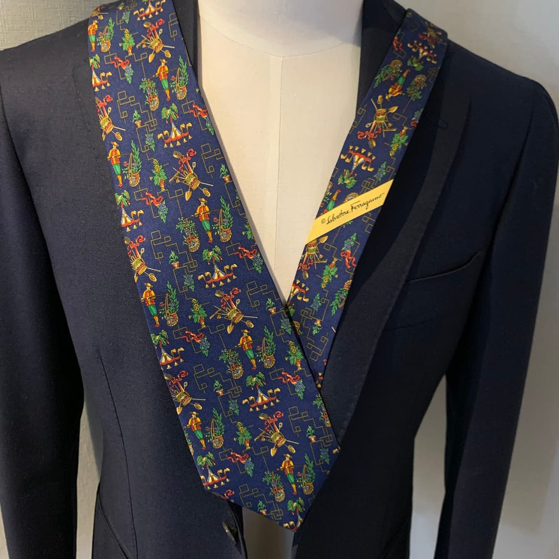 살바토레 페레가모(Ferragamo) 명품넥타이 이태리 100실크 상품이미지2