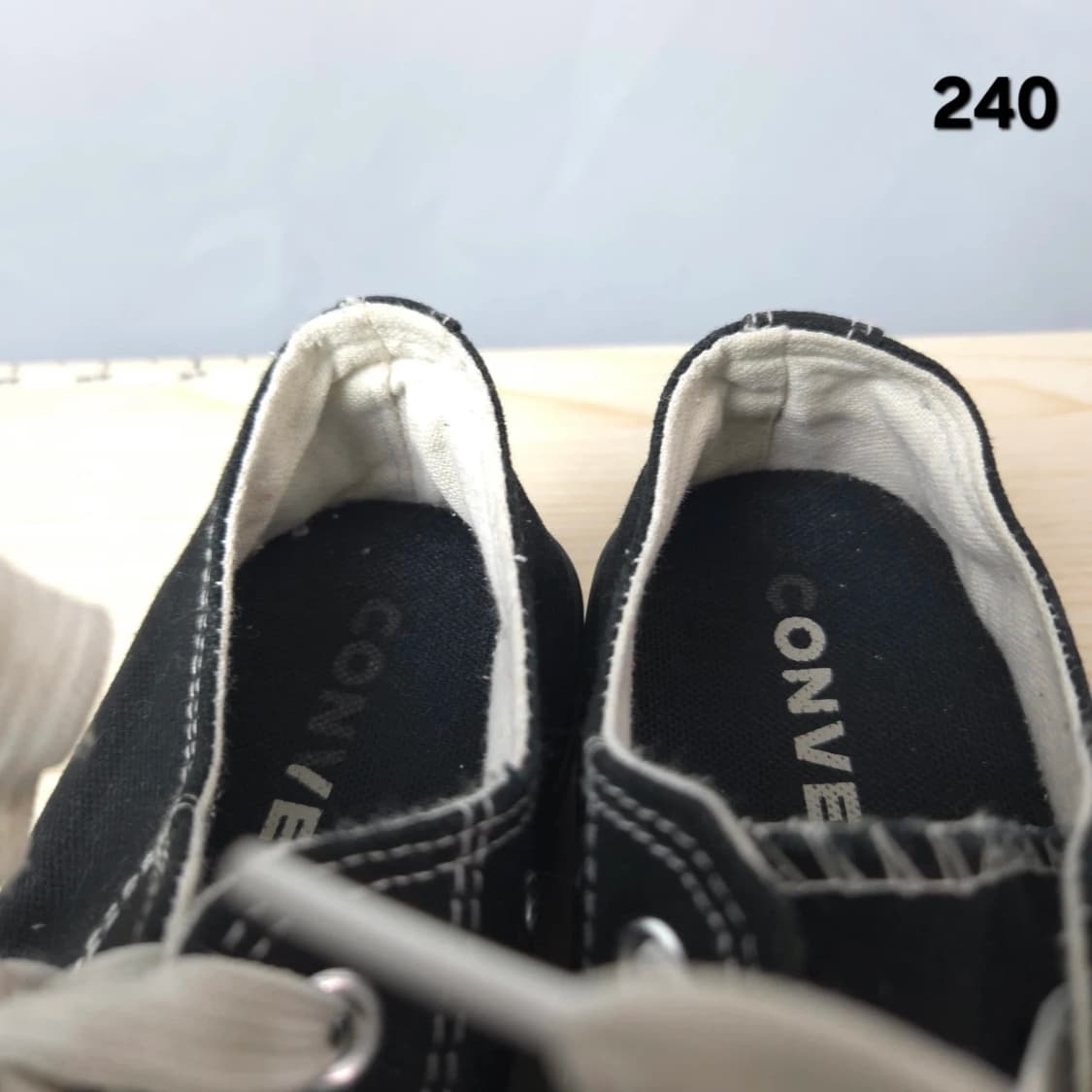 240 캔버스 블랙 운동화 스니커즈 상품이미지7