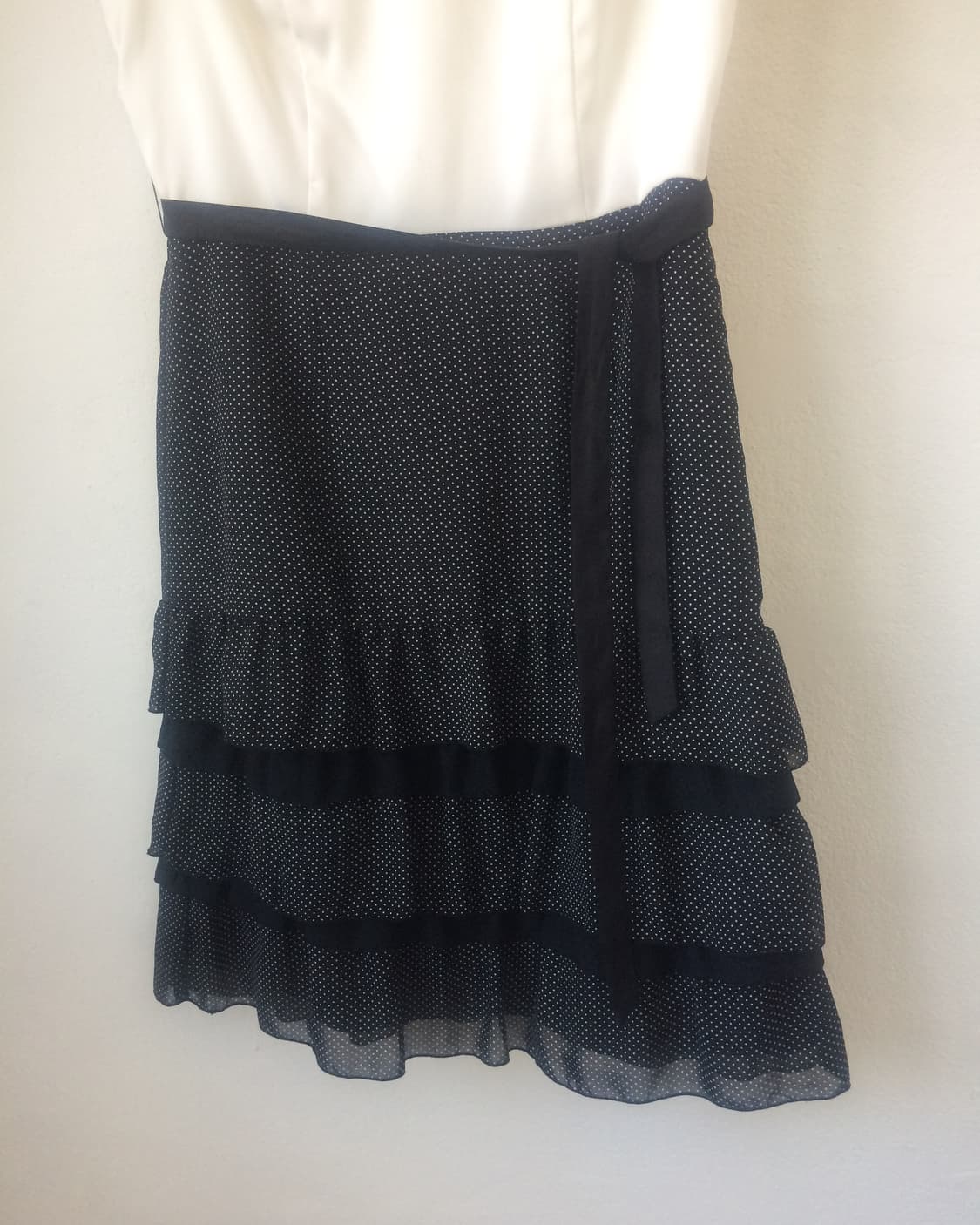 Dot pattern frill belted onepiece 상품이미지4