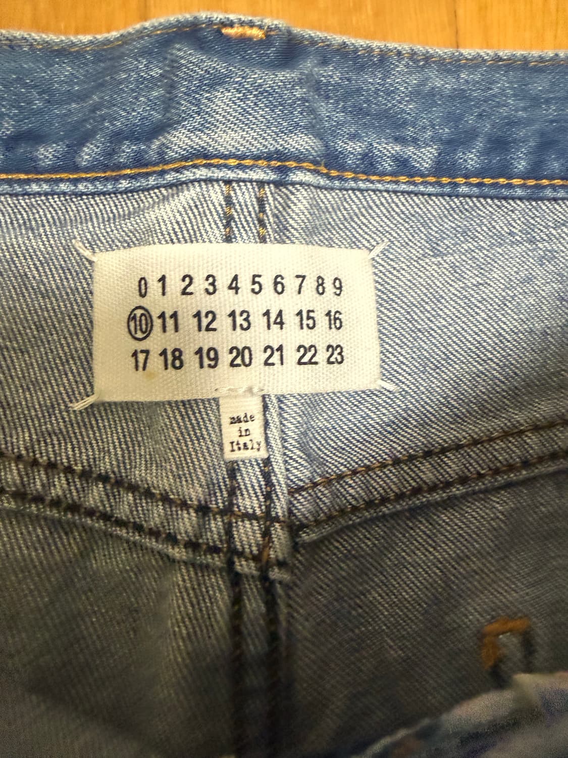 마르지엘라 SS17 슬림 스트레이트 블루 데님 진 상품이미지2