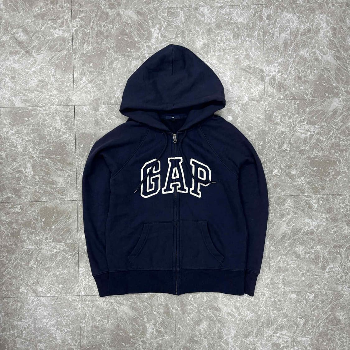 Gap 갭 네이비 폭닥 스웻 걸즈 후드집업 희귀져지(M) 상품이미지2