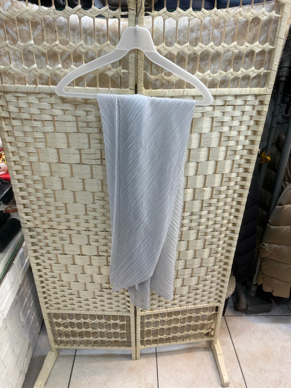 정품 플리츠플리즈 스카프 팝니다 상품이미지5