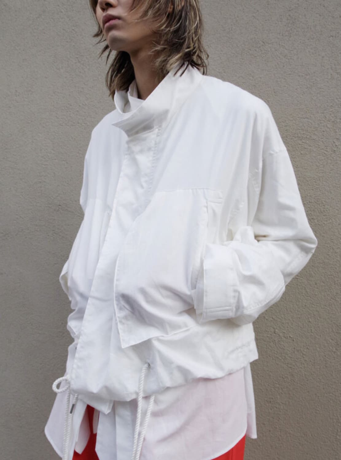 Bed j.w. Ford 숏 모즈 자켓 화이트 1사이즈 상품이미지1