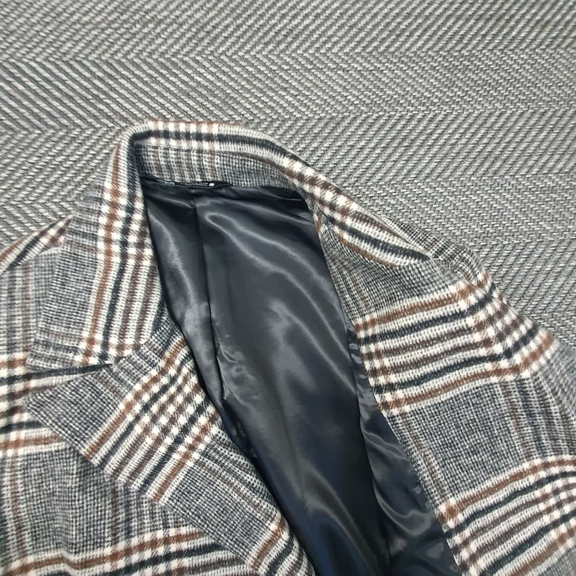 미착용 자라 더블버튼 모직 롱코트 남자105 상품이미지8