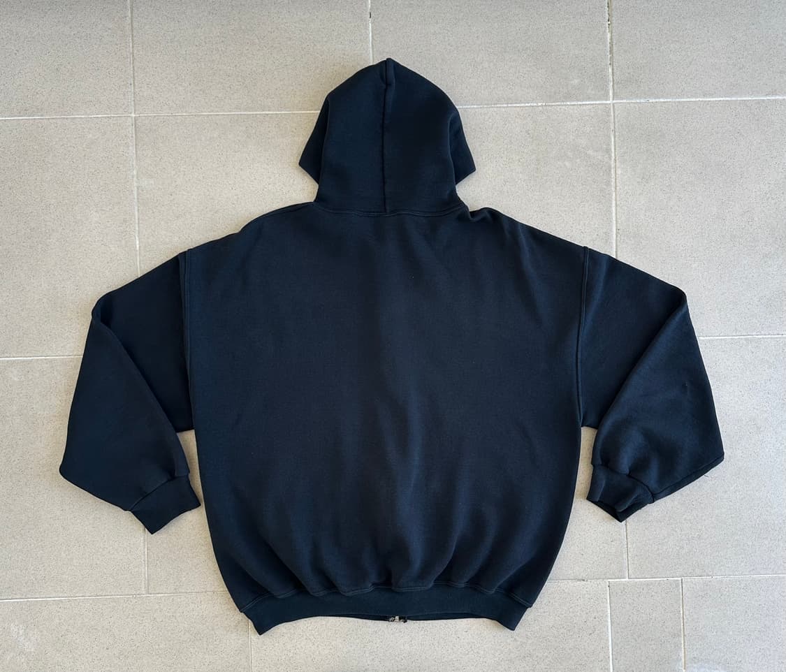 00s 빈티지 러셀 후드집업 블랙 XL 상품이미지2