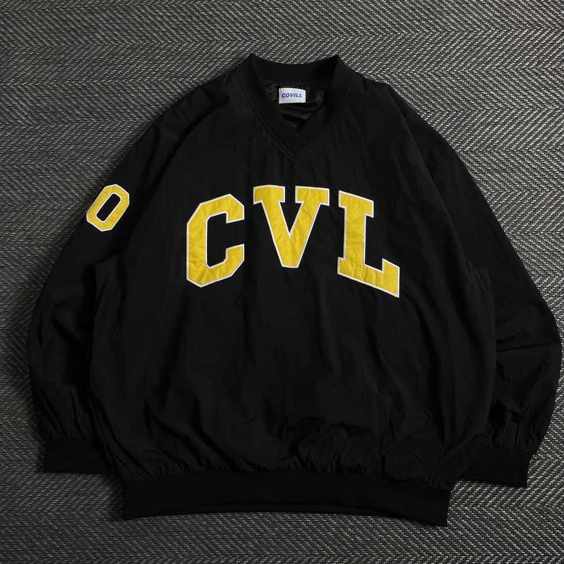 COVILL 올드스쿨 박시핏 아플리케 웜업y 3864 상품이미지2