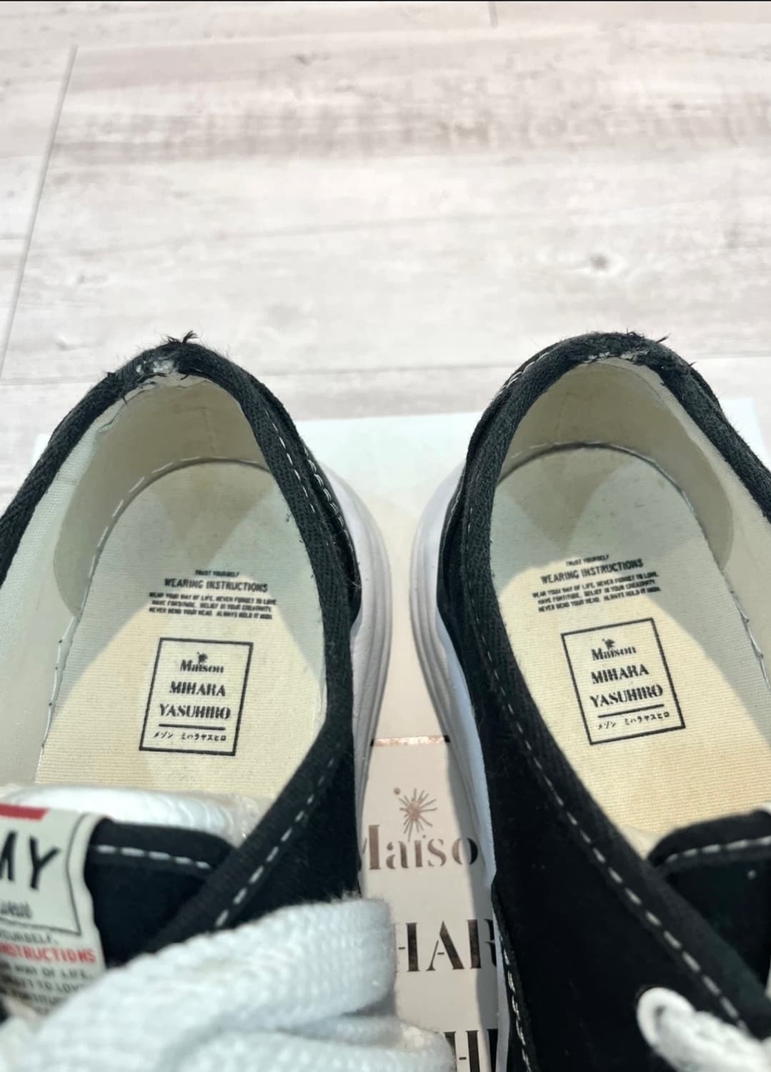 메종 미하라 야스히로 베이커 블랙 42사이즈 상품이미지3