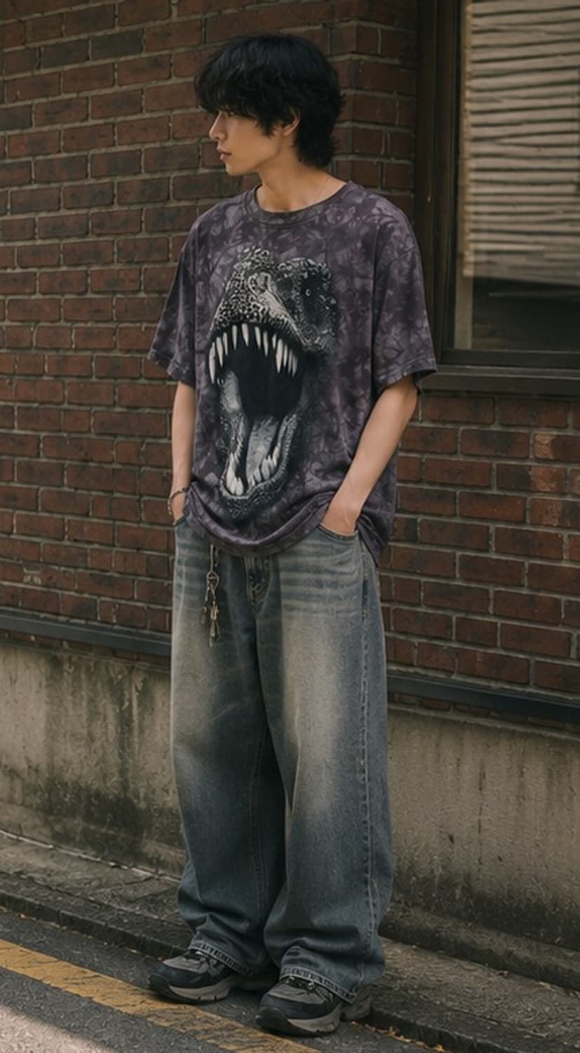 The Mountain Animal Graphic T-Shirt 상품이미지2