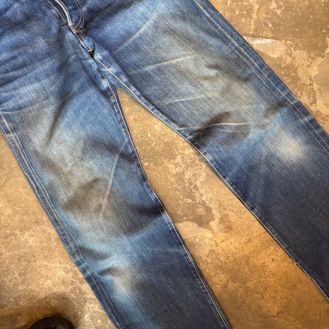 일본 에비수 신치백 셀비지 데님 팬츠 상품이미지7