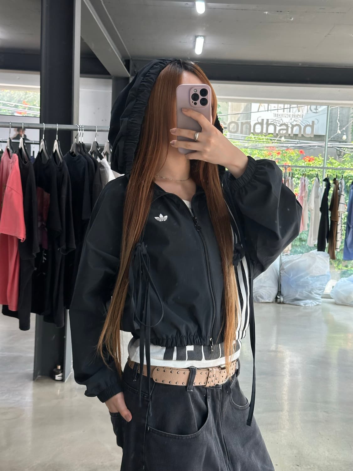 아디다스 리본 오프 플레이스드 삼선 트랙탑 상품이미지1