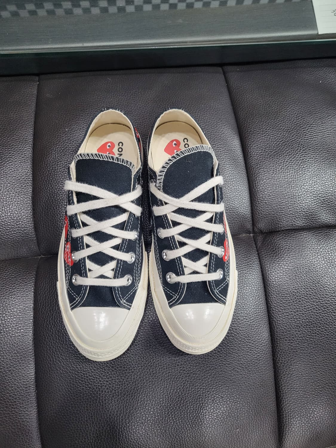 컨버스&꼼데가르송 로우 스니커즈 상품이미지1
