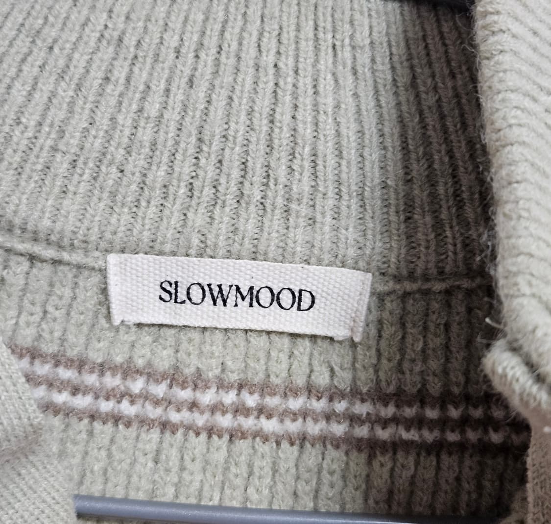 말차 초코맛 반집업 니트/초코나무숲 말차코어/말차라떼 상품이미지8