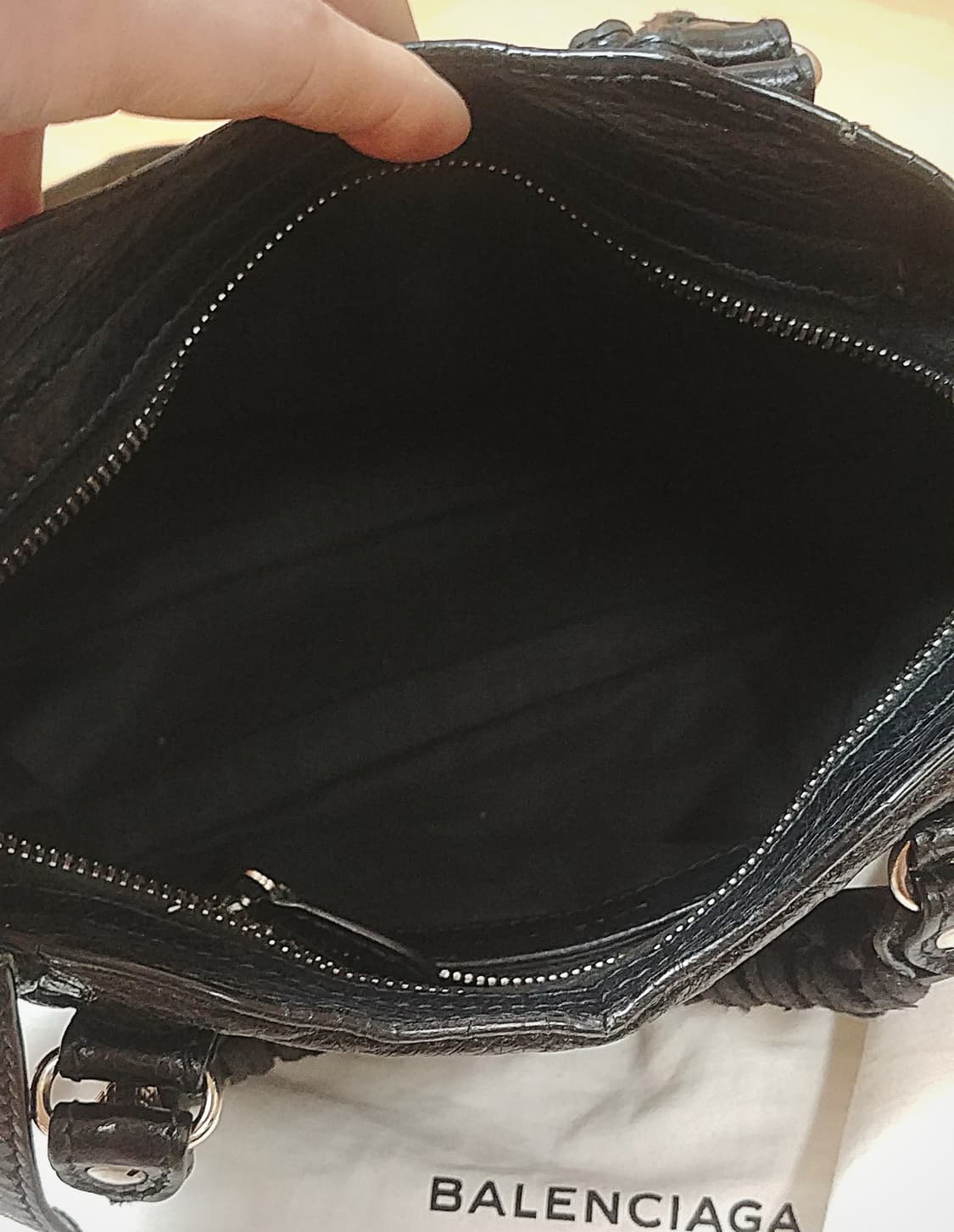 Balenciaga발렌시아가 자이언트 시티백 미니블랙 상품이미지5