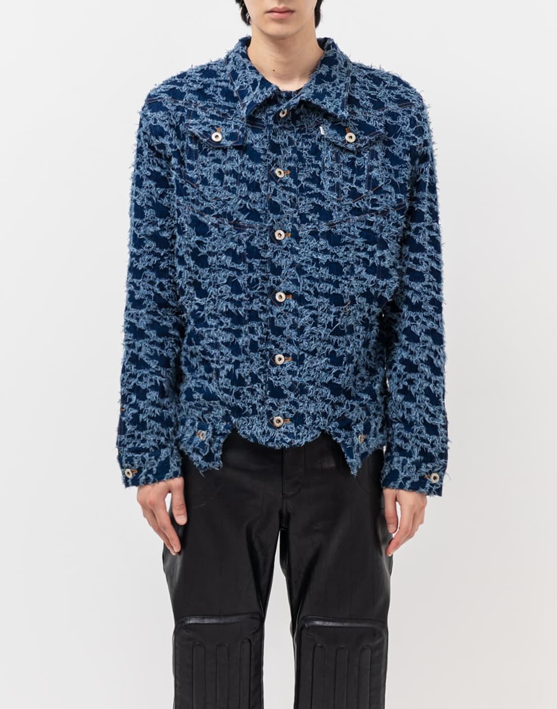 준태킴 23fw 디스트레스드 데님 자켓 m 103사이즈감 상품이미지1