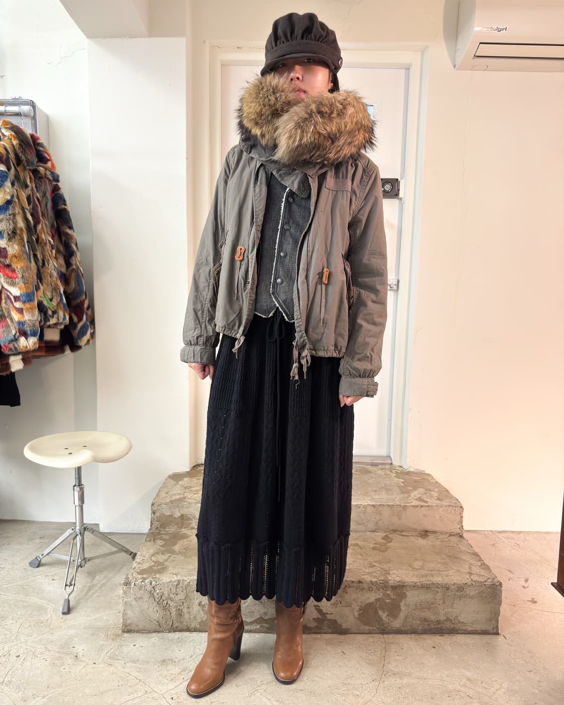 Comme des Garçons Knitted Skirt/ M 상품이미지7