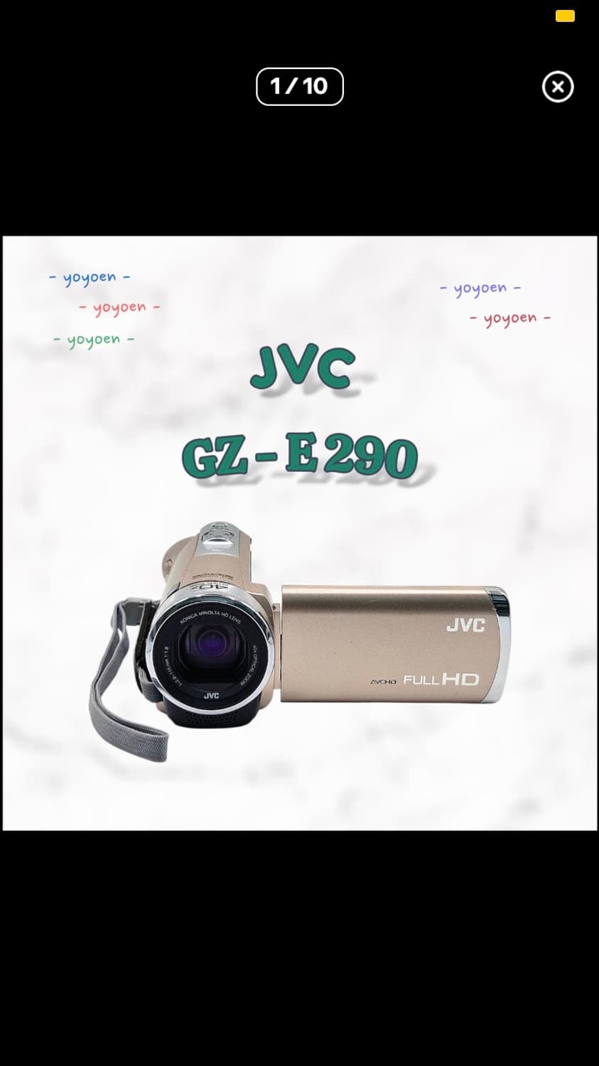 jvc gz-e290 빈티지 캠코더 상품이미지1