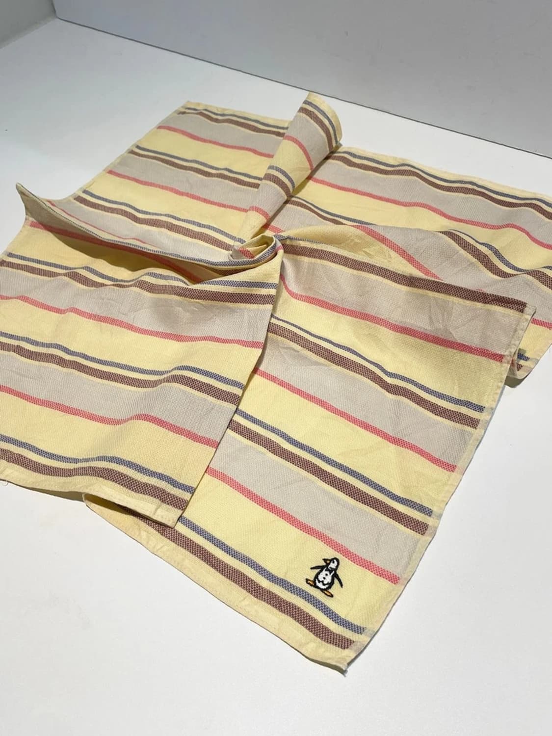 먼싱웨어 00s 재팬 자수 로고 쁘띠 손수건 A1378 상품이미지2