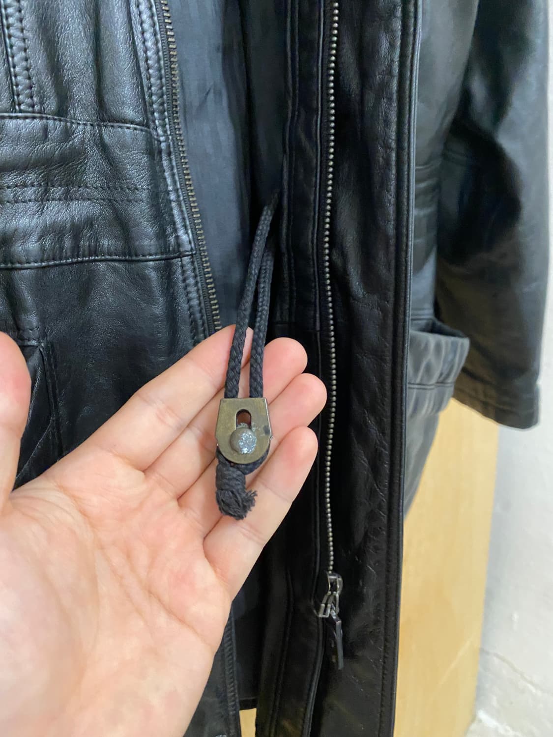 VTG leather coat 빈티지 레더 코트 상품이미지6