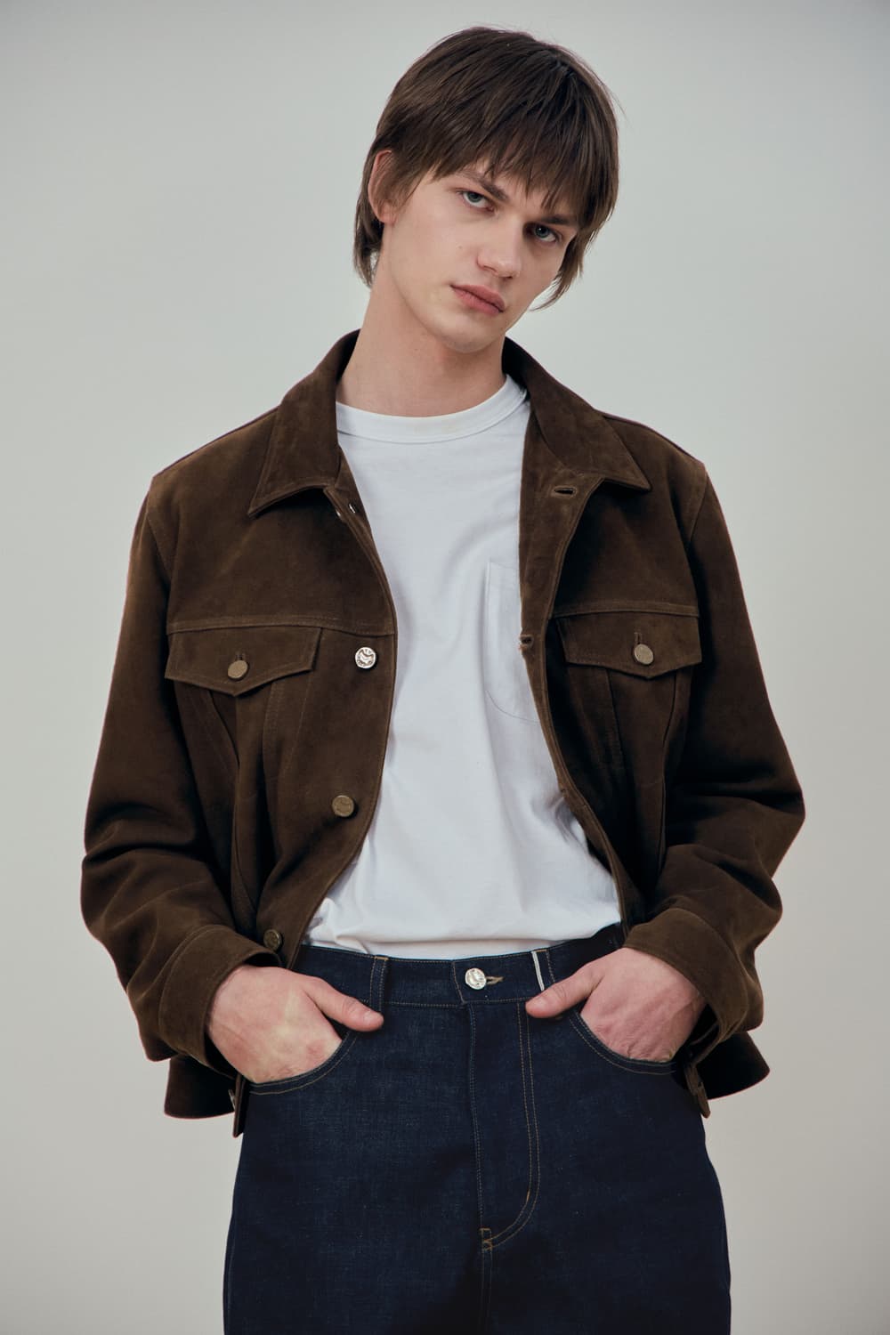 Stu 고트 스웨이드 트러커 m 팝니다 상품이미지2