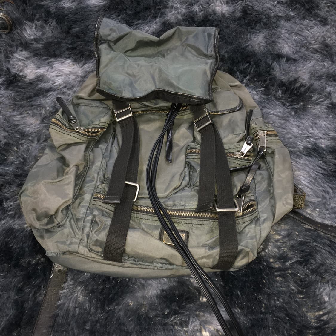 투티/0345 DOLCE & GABBANA 멀티 백팩 가죽 나일론 상품이미지2