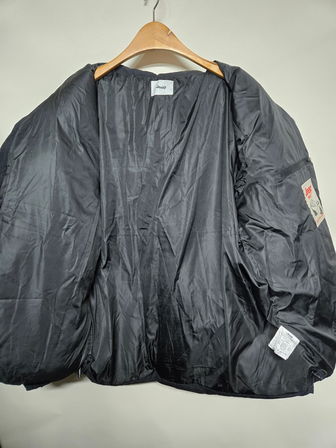 Jeep 지프 블랙 패딩 점퍼 L100 상품이미지3