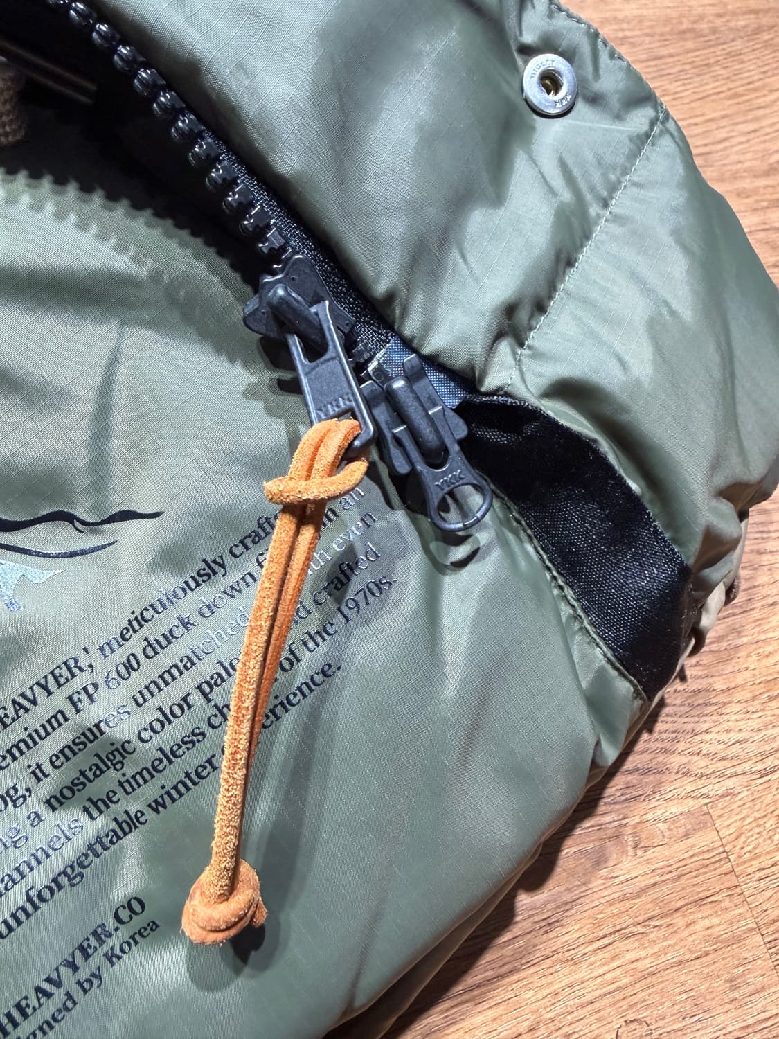 비헤비어 시에라 덕다운 파카 패딩 브라운 탄 상품이미지4