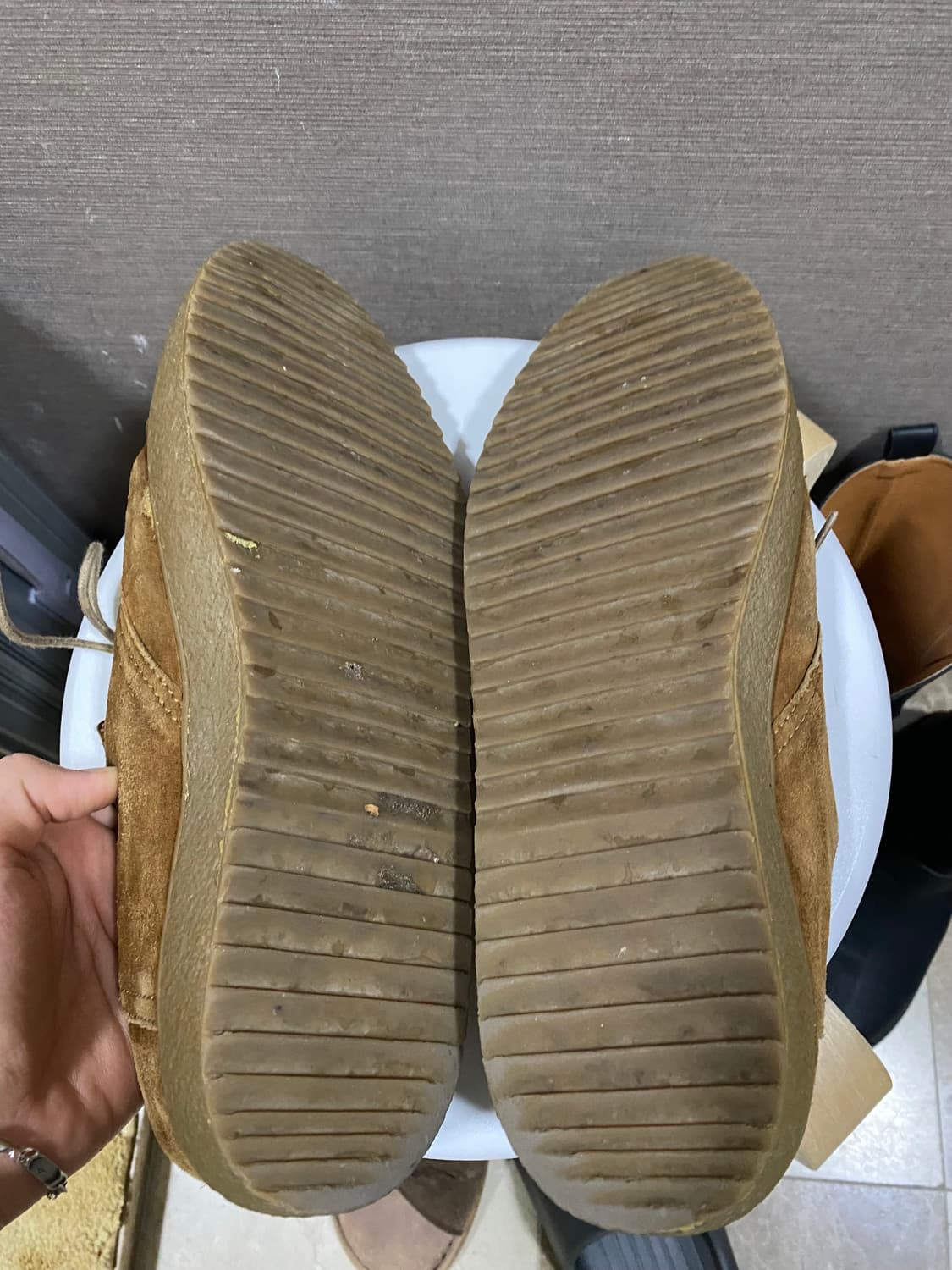 H&M 스웨이드 로퍼 더비 슈즈 구두 280 상품이미지3