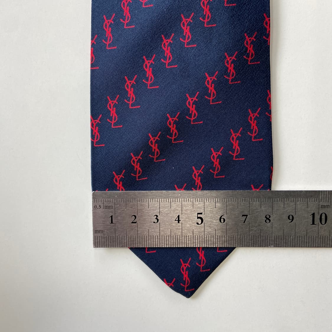 YSL 입생로랑  명품 정품 모노그램 넥타이 7.8cm 상품이미지8