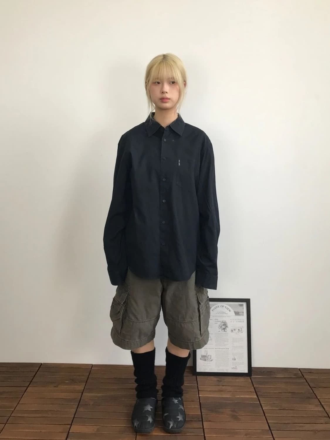 Armani Exchange Black Shirt 상품이미지1