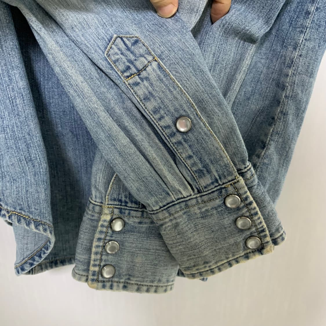 랄프로렌 데님 웨스턴 셔츠 y2k 빈티지 버튼 청남방 여성 상품이미지7