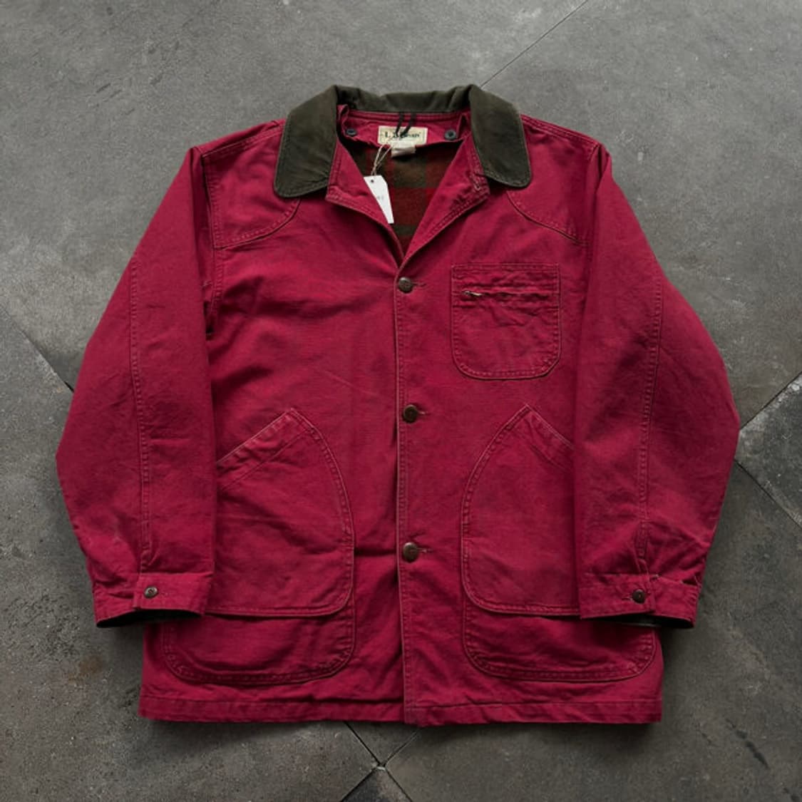 L.L.Bean 엘엘빈 다크레드 필드 자켓 상품이미지1