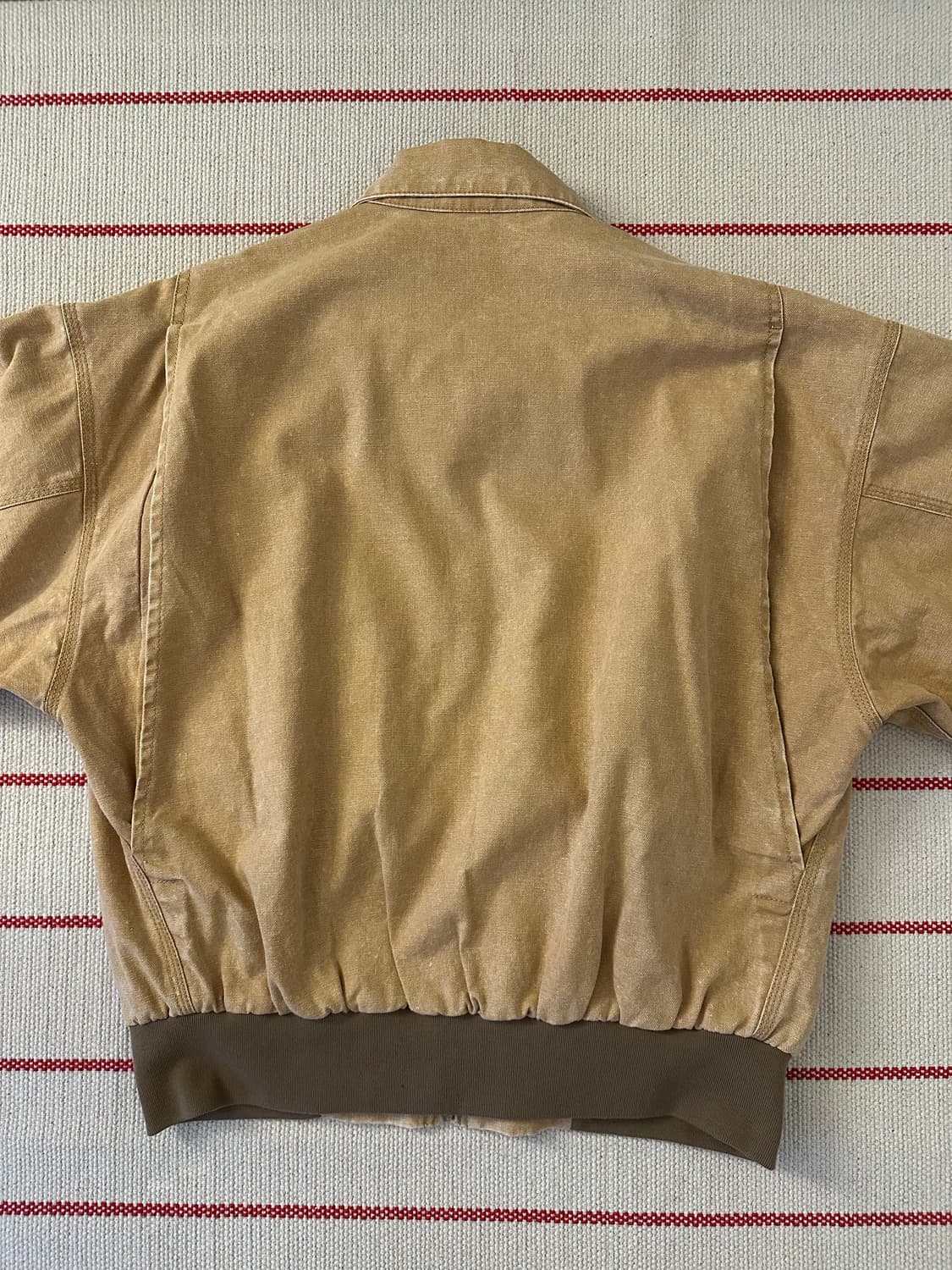 빔즈 코튼 봄버 자켓 블루종 베이지 (S) 상품이미지3