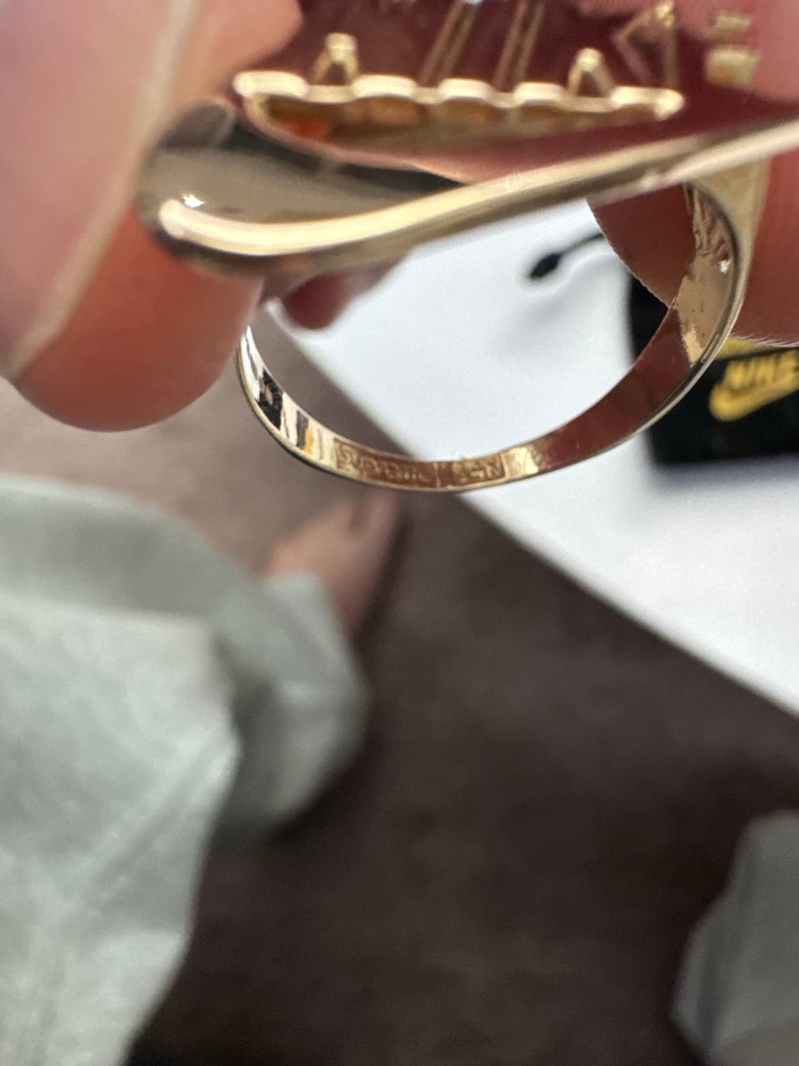 슈프림 나이키 반지 9사이즈 14k 상품이미지4