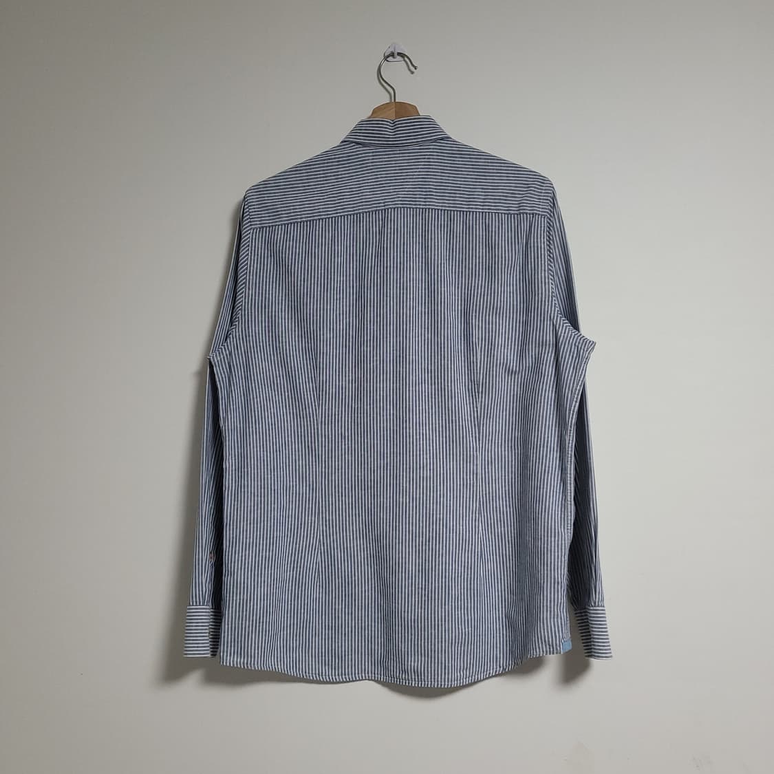 (M) 타미힐피거 스트라이프 긴팔 셔츠 마혼방 남방 상품이미지4