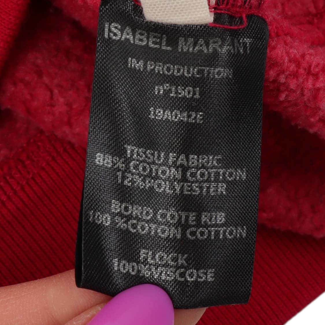 이자벨마랑 벨벳 로고 스웻셔츠 상품이미지10