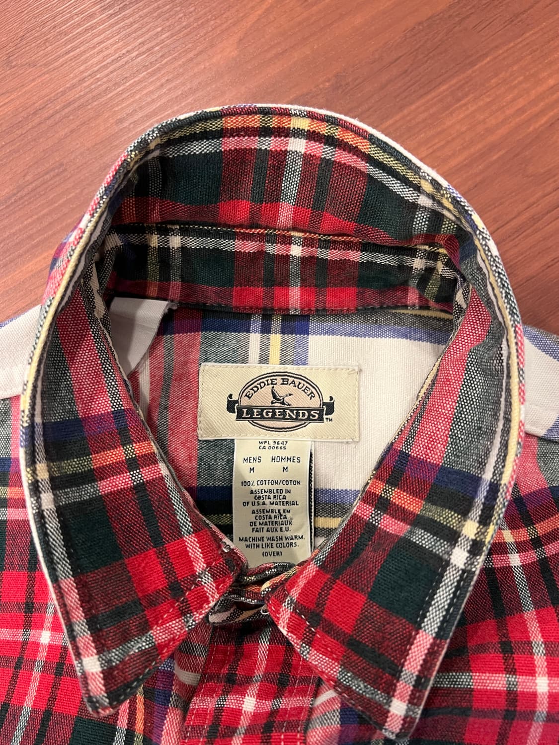 Eddie Bauer 에디바우어 헤비코튼 마드라스 체크 셔츠 상품이미지9
