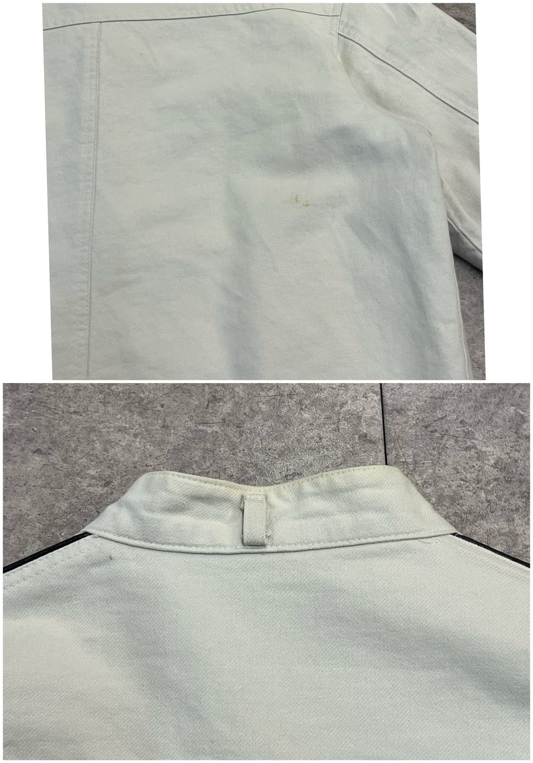 빈티지 바이커 자켓 아이보리 #csz2793 상품이미지9