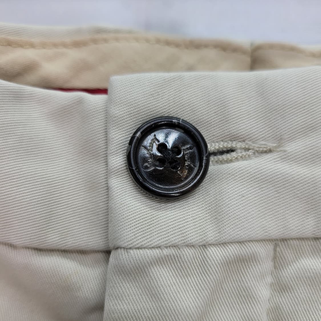 버버리 런던 자수 로고 코튼 팬츠 바지 32인치 상품이미지9