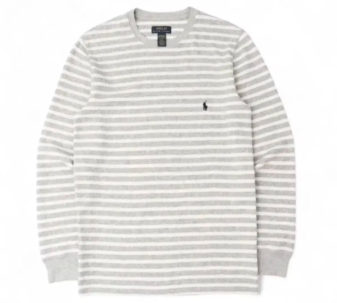 폴로 스트라이프 와플 롱슬리브 구합니다 상품이미지1