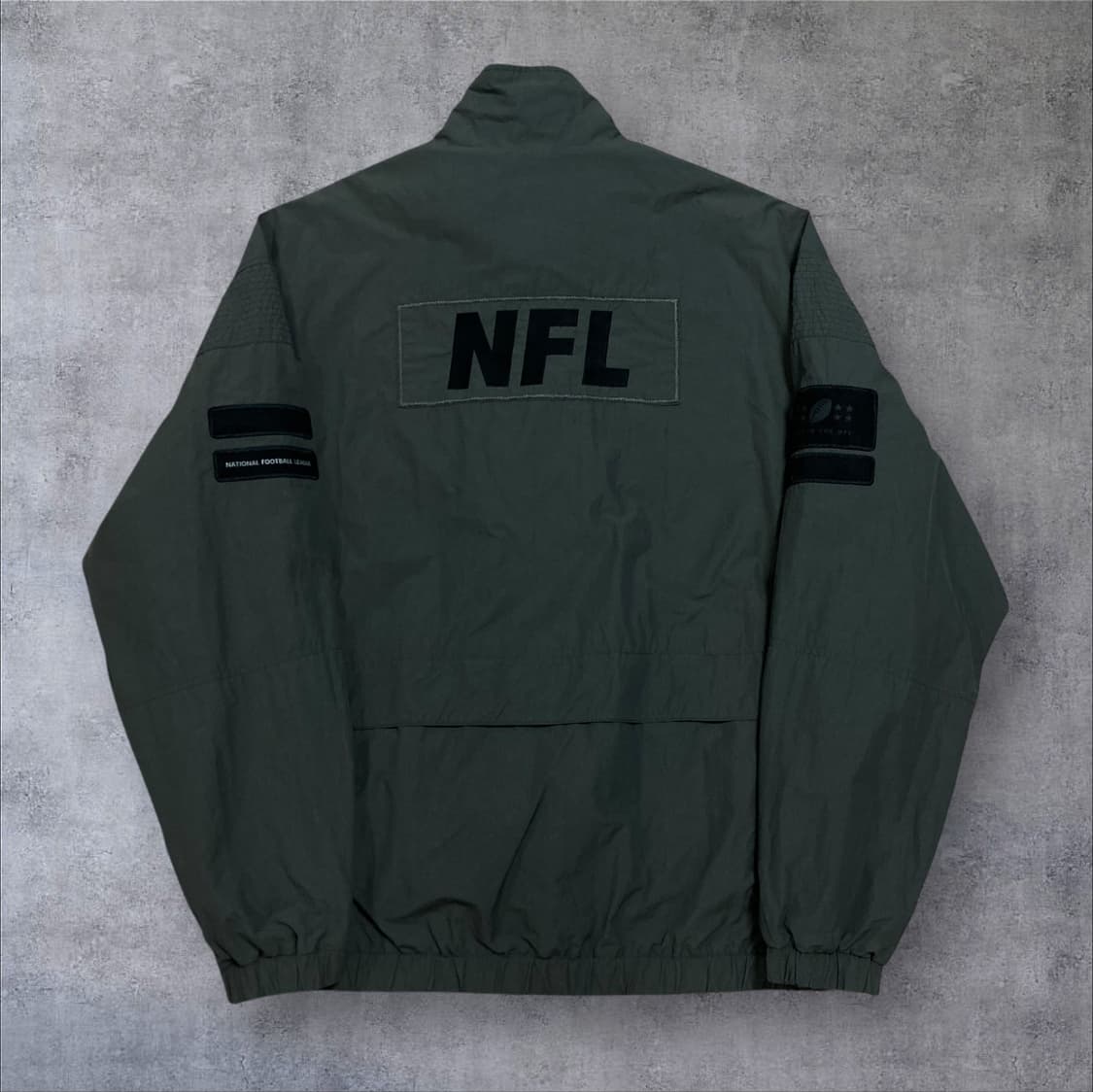 NFL 센터 로고 카키 레트로 바람막이 상품이미지2