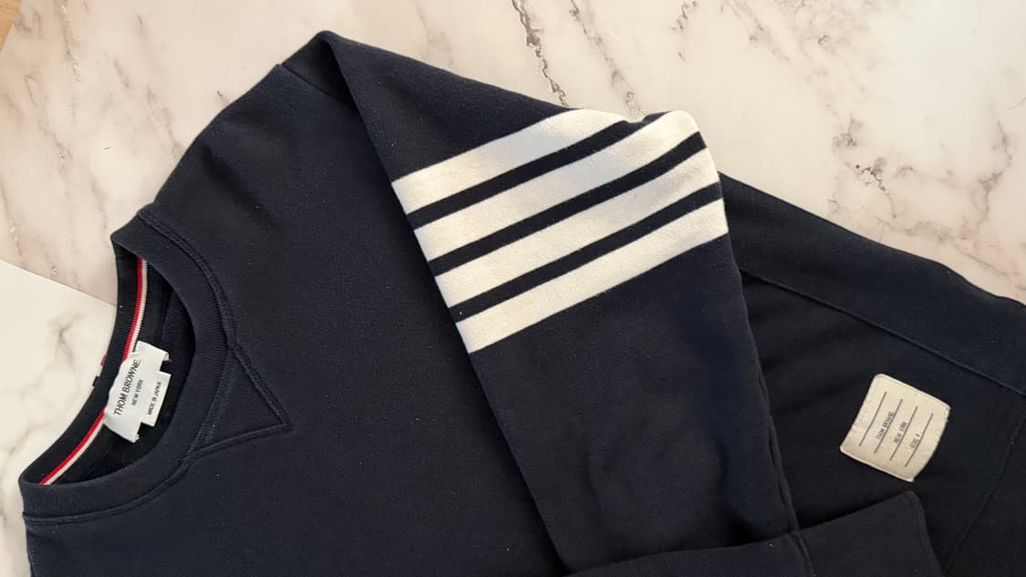 톰브라운 4선완장 맨투맨 4사이즈 상품이미지2