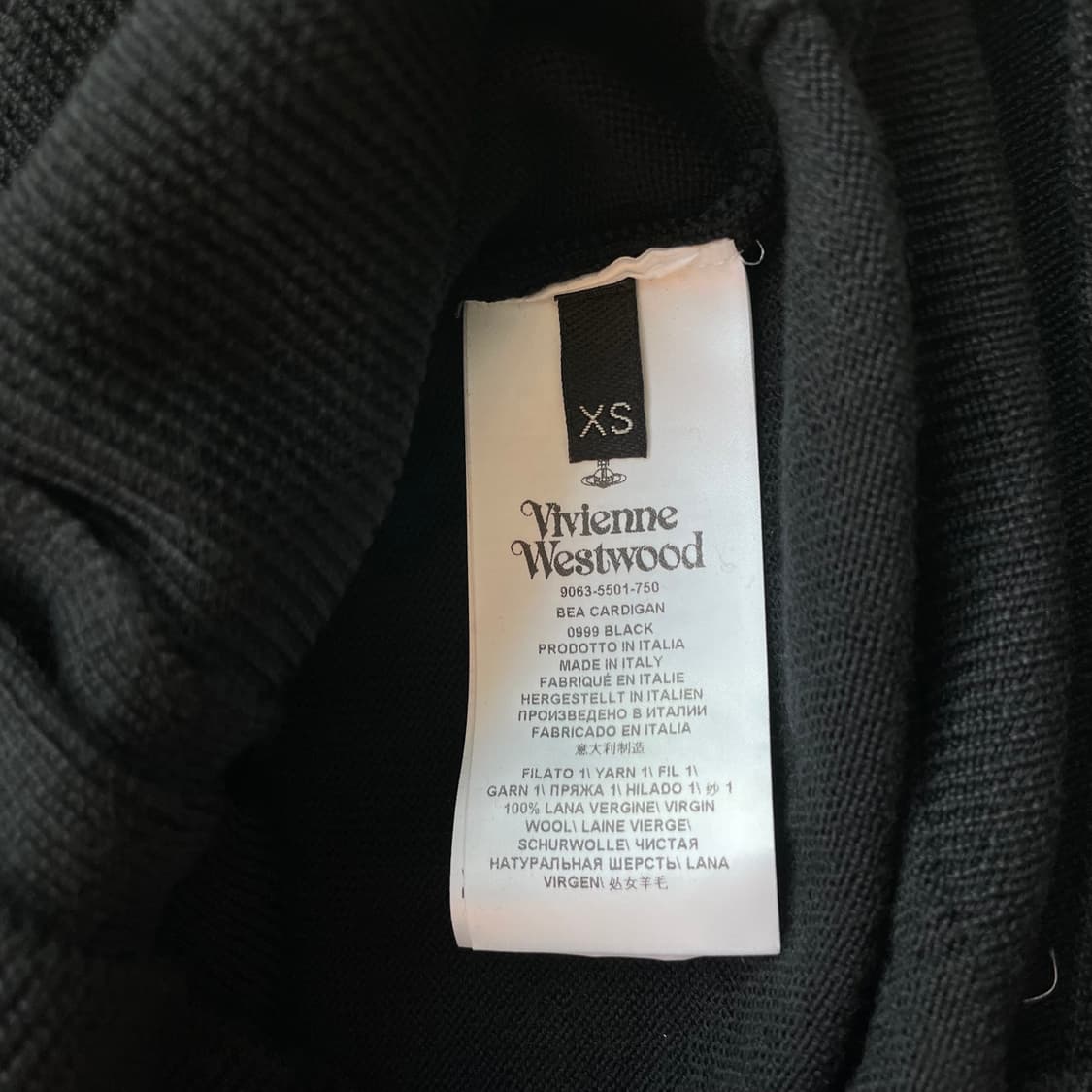 새상품-비비안웨스트우드 BEA 라나울 가디건 상품이미지9