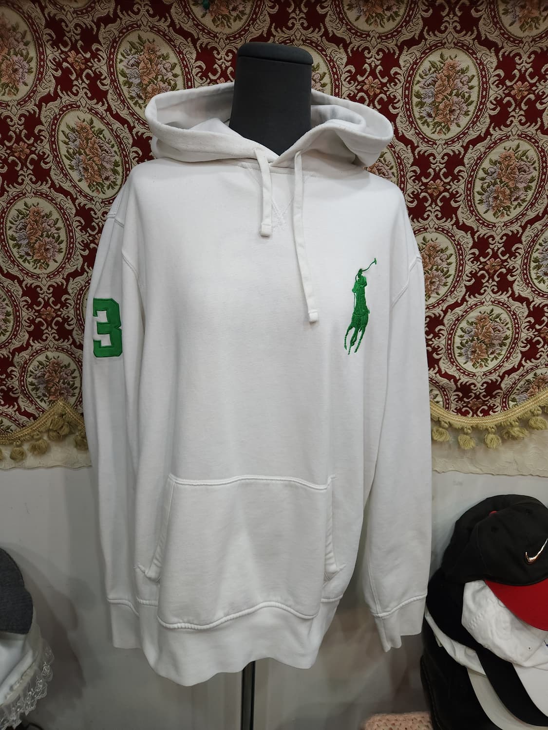 폴로 랄프로렌 화이트 빅포니 후드티

 상품이미지1